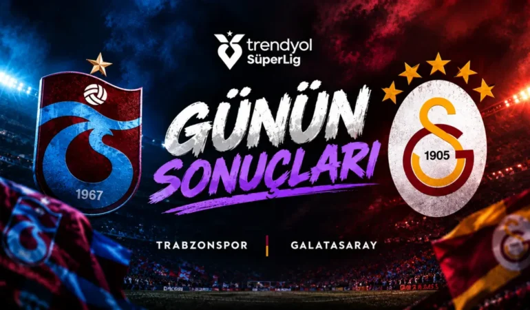 Trabzonspor, Galatasaray’ı 4-0 ile geçti!
